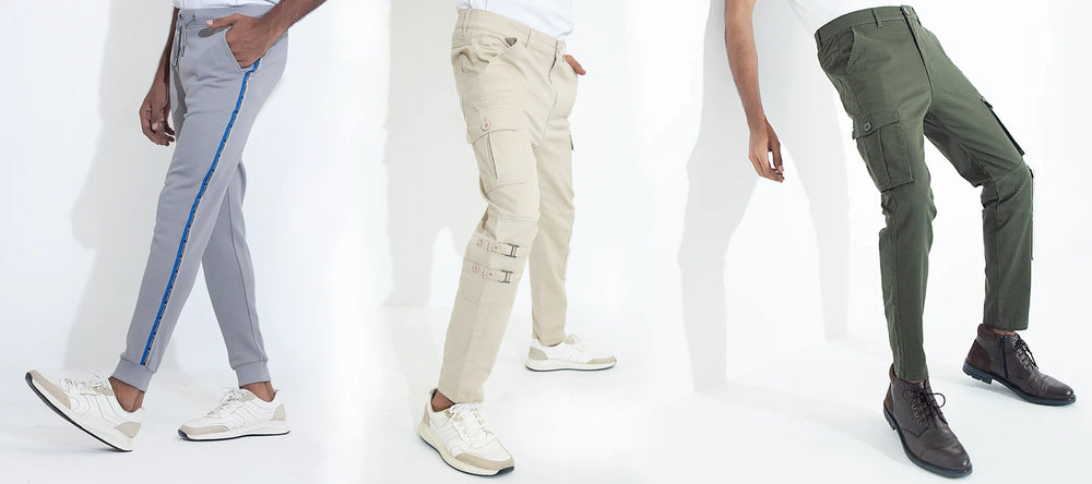 Mens joggers with cargo pockets online