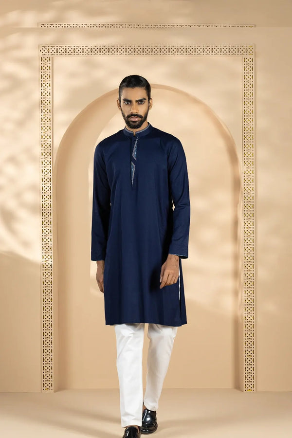 Cut & Sew Slim Fit Panjabi