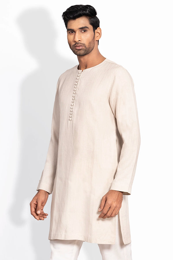 Round Neck Short Panjabi