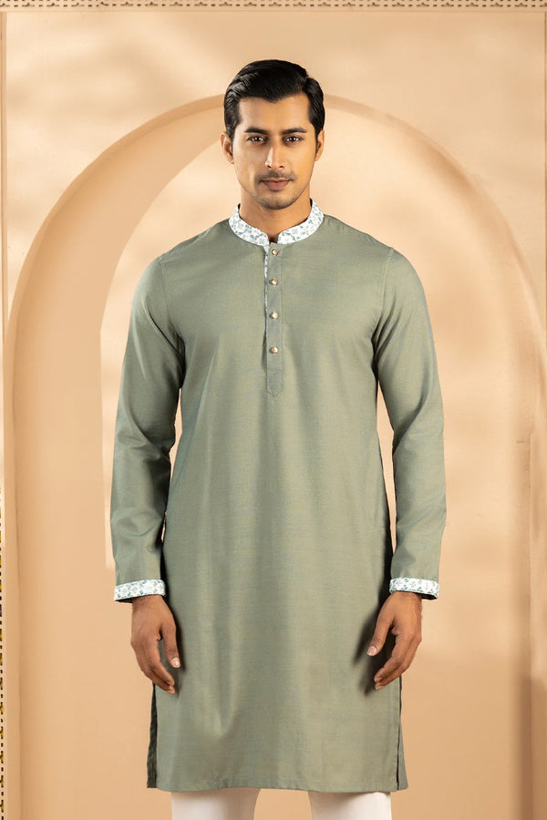 Embroidered Slim Fit Panjabi