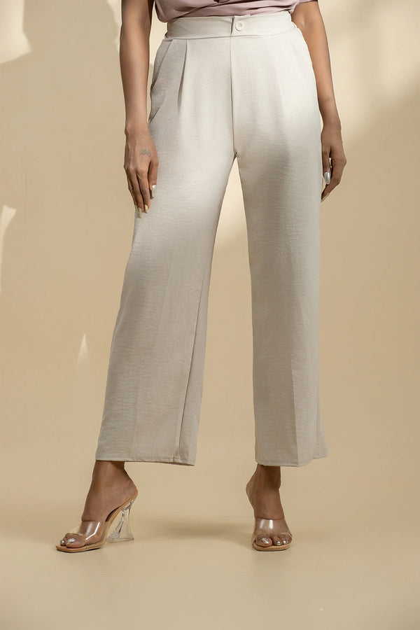 Pleated Wide Leg Pants