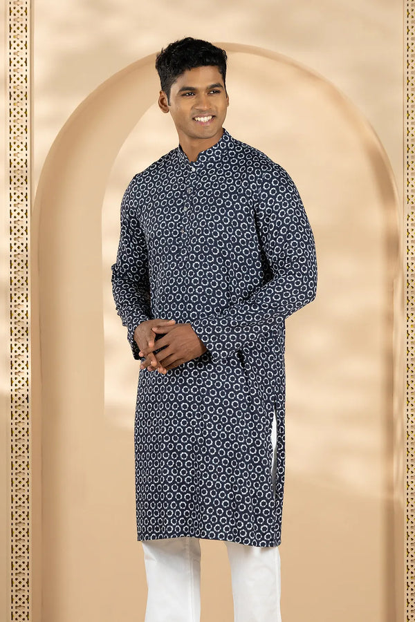 Cut & Sew Slim Fit Panjabi