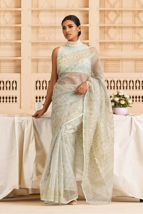 Belwari Jamdani Saree