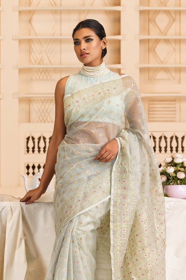 Belwari Jamdani Saree