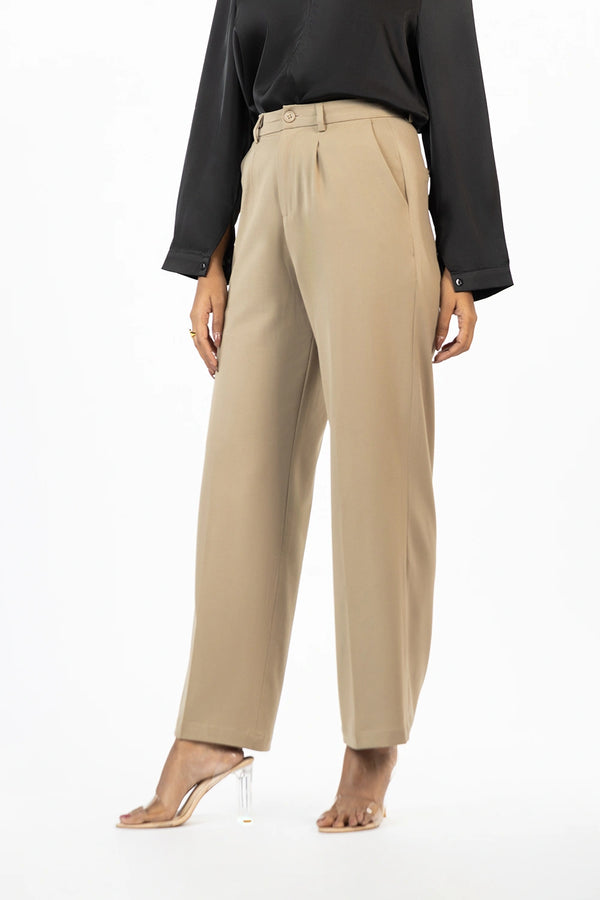 Pleated Wide Leg Pants