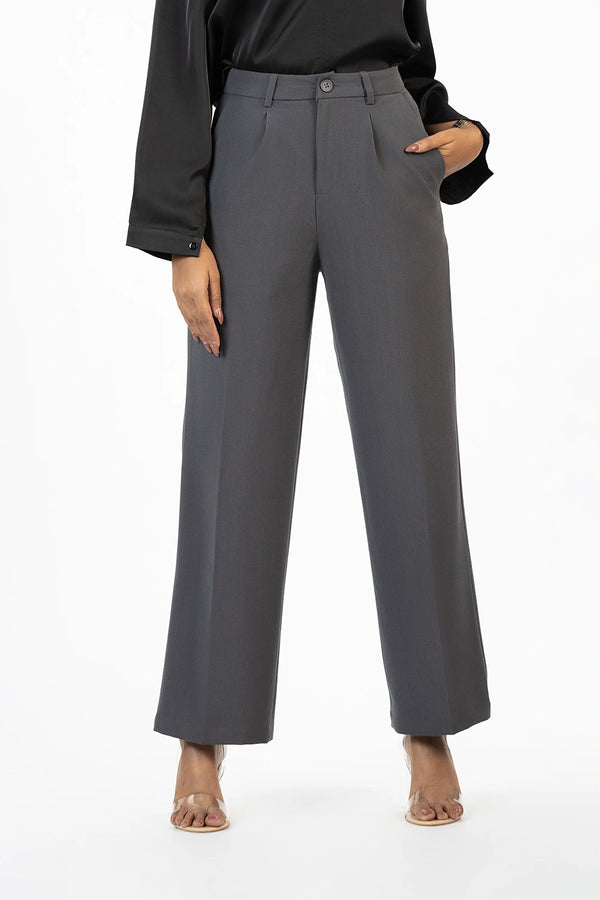 Pleated Wide Leg Pants