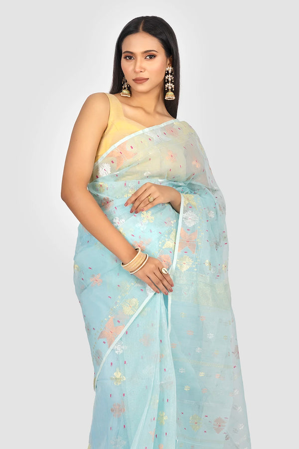 Belwari Jamdani Saree