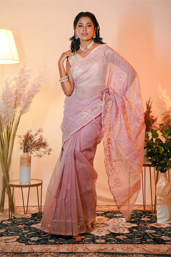 Belwari Jamdani Saree