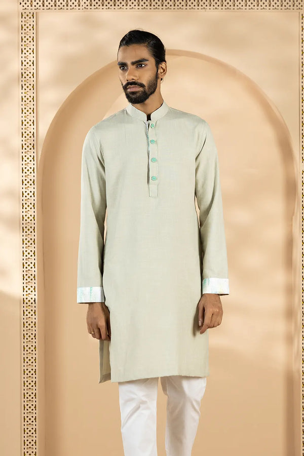 Cut & Sew Slim Fit Panjabi