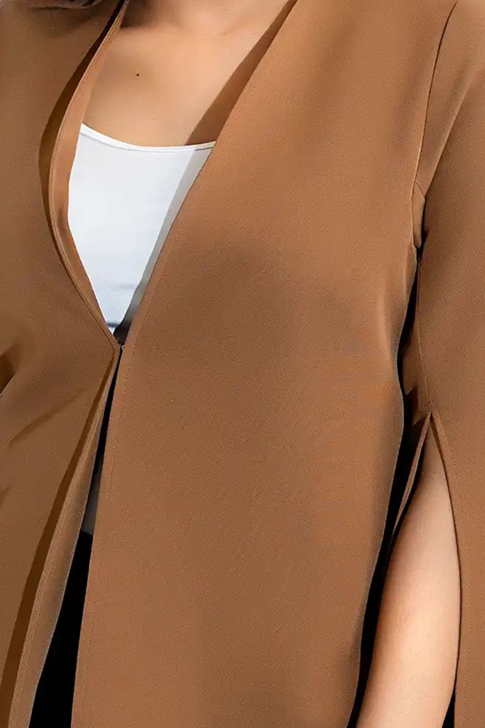 Cape Sleeve Semi-Formal Coat