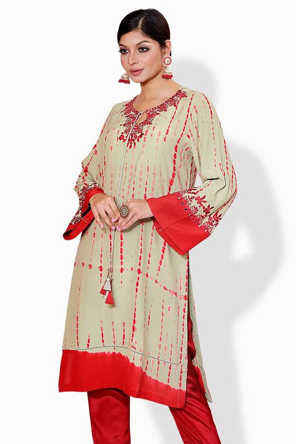 Mirror Embroidered Kurti