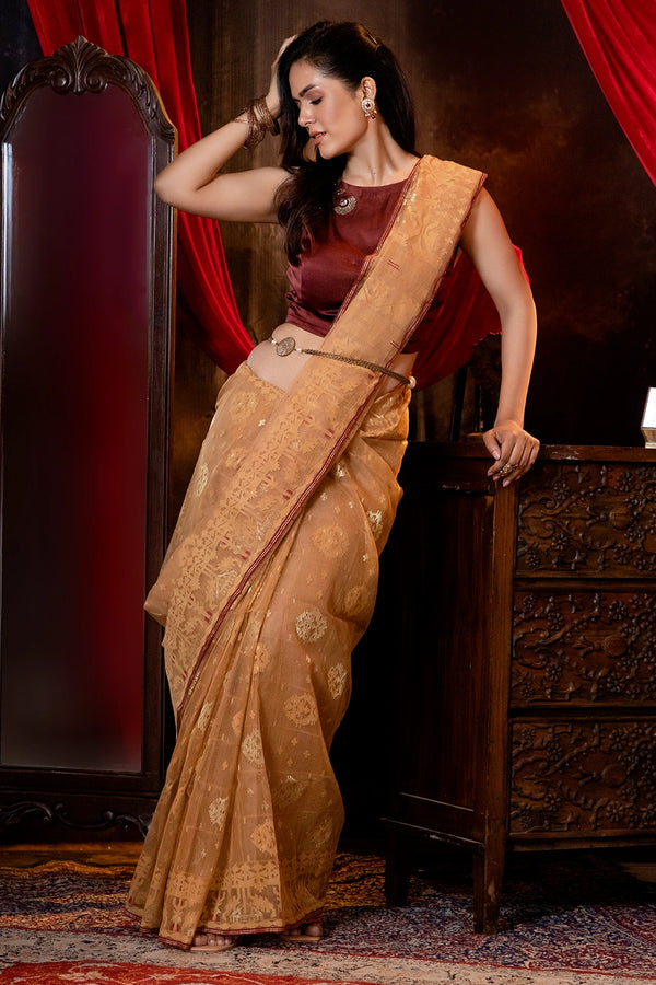 Belwari Jamdani Saree