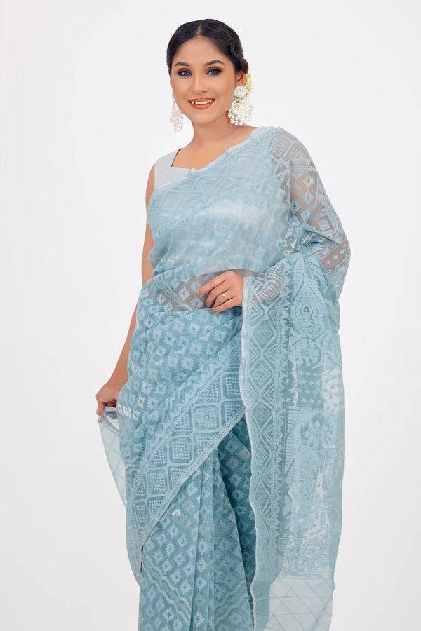 Belwari Jamdani Saree