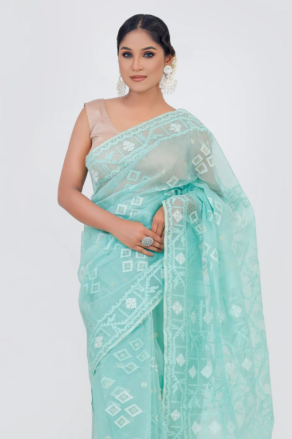 Belwari Jamdani Saree