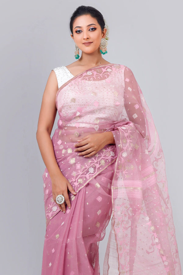 Belwari Jamdani Saree