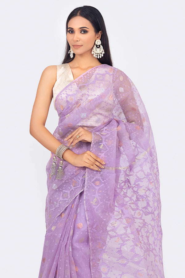 Belwari Jamdani Saree