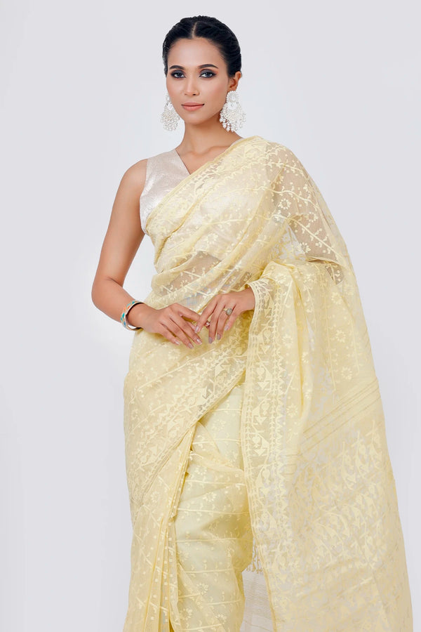 Belwari Jamdani Saree