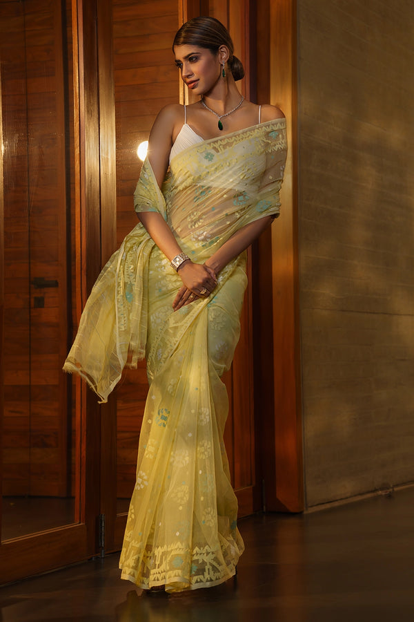 Belwari Jamdani Saree