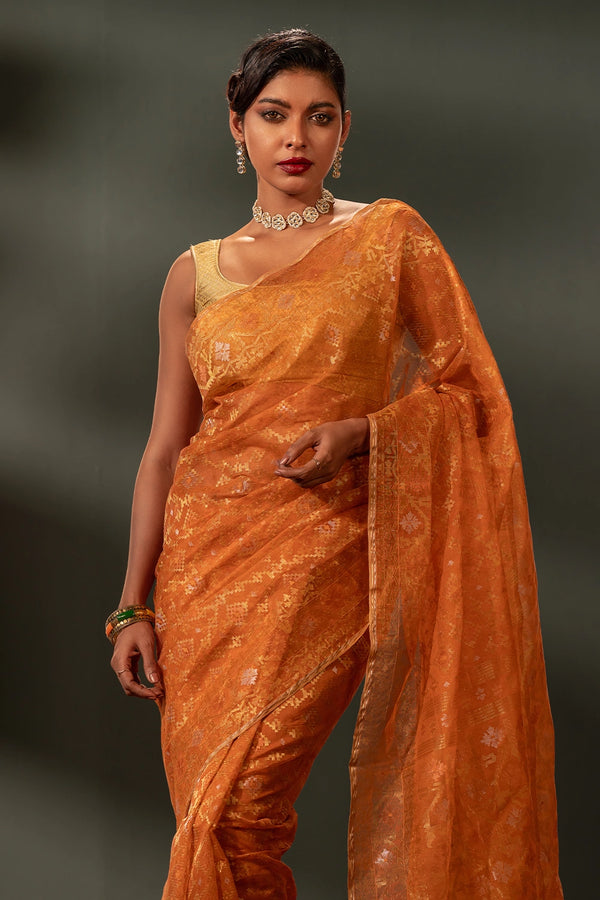 Belwari Jamdani Saree