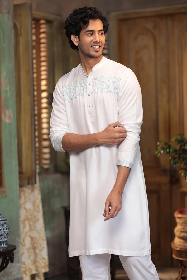Zardozi Worked Regular Fit Panjabi
