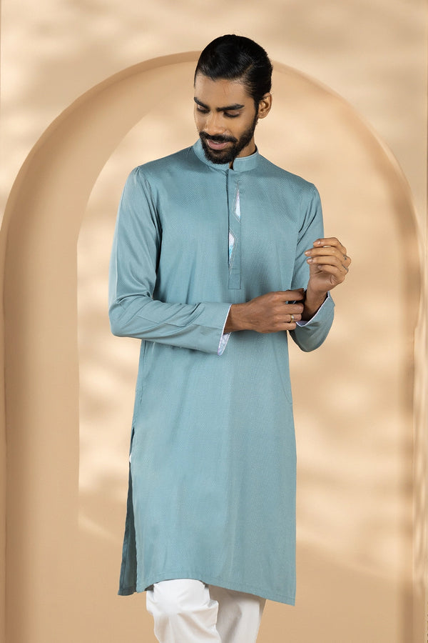 Cut & Sew Slim Fit Panjabi