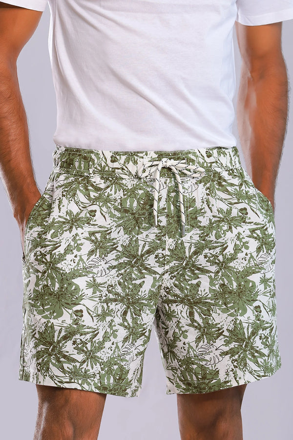 Regular Fit Printed Shorts