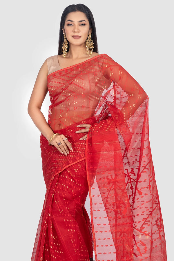 Belwari Jamdani Saree