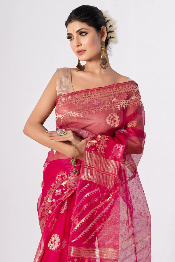 Belwari Jamdani Saree