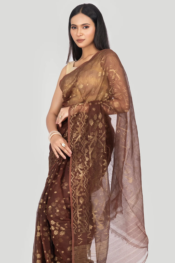 Belwari Jamdani Saree