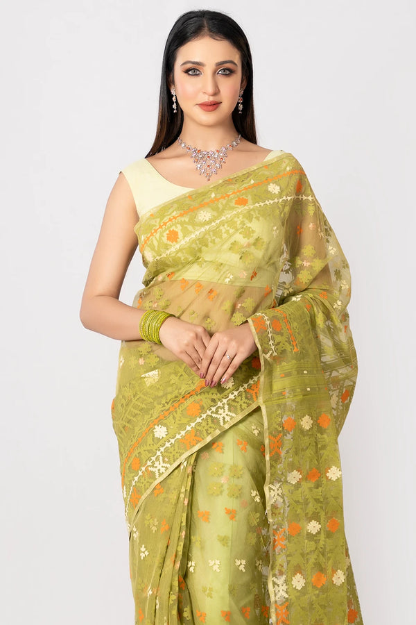 Belwari Jamdani Saree