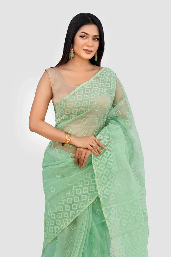 Belwari Jamdani Saree