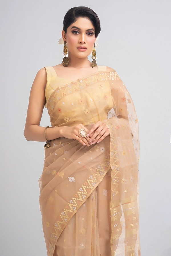 Belwari Jamdani Saree