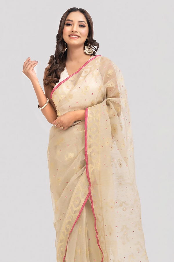 Belwari Jamdani Saree