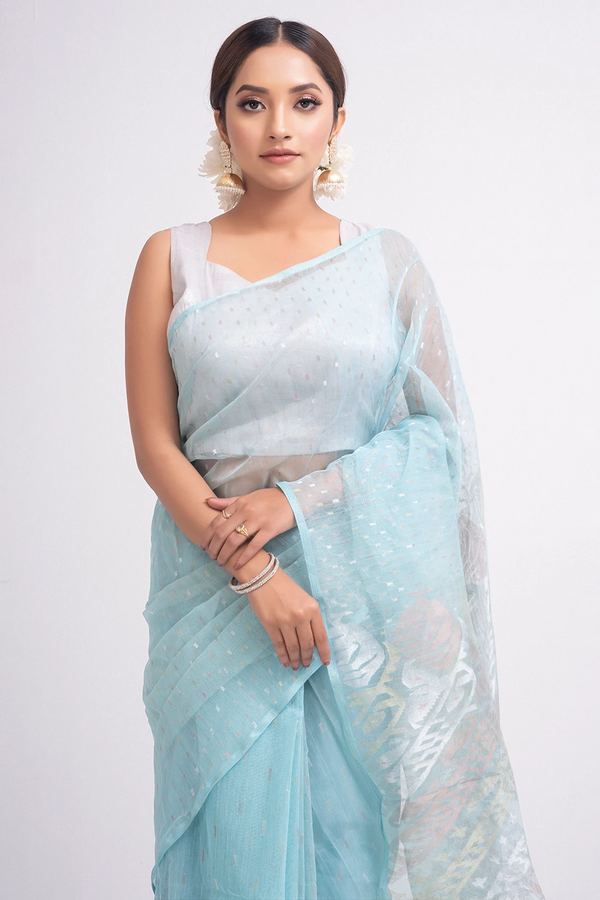 Belwari Jamdani Saree