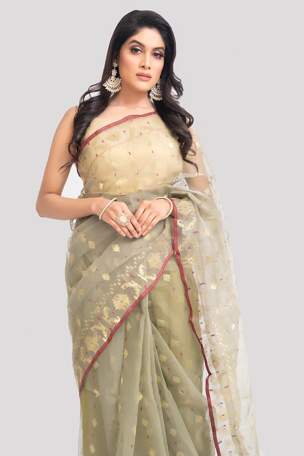 Belwari Jamdani Saree