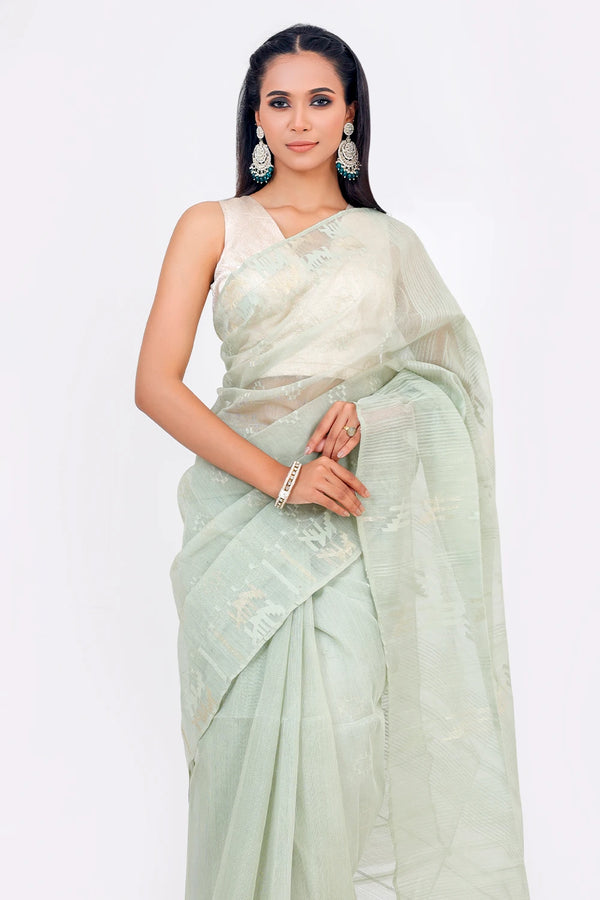 Belwari Jamdani Saree