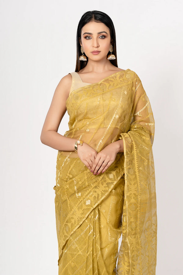 Belwari Jamdani Saree