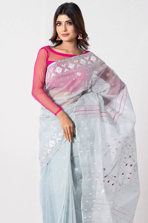 Belwari Jamdani Saree