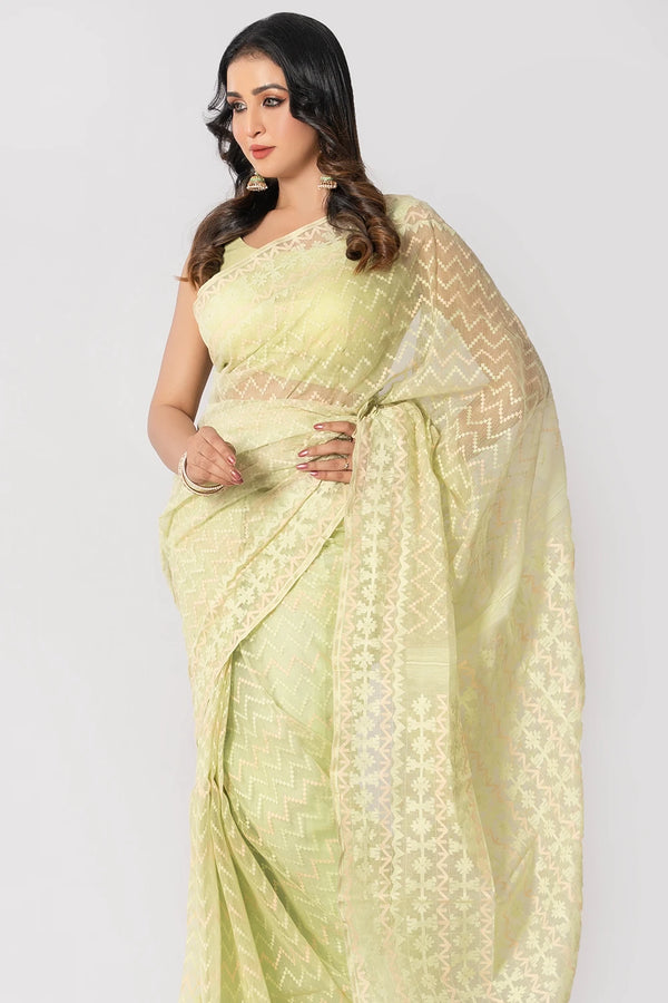 Belwari Jamdani Saree