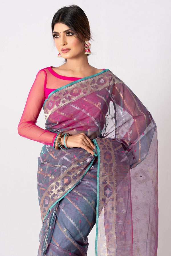 Belwari Jamdani Saree