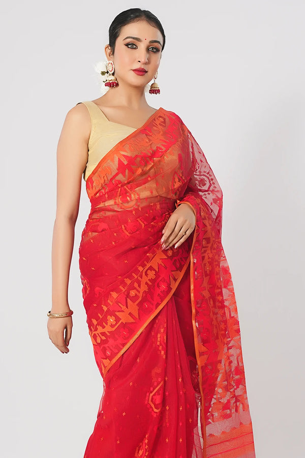 Belwari Jamdani Saree