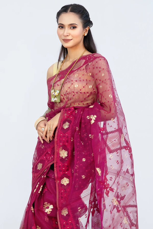 Belwari Jamdani Saree