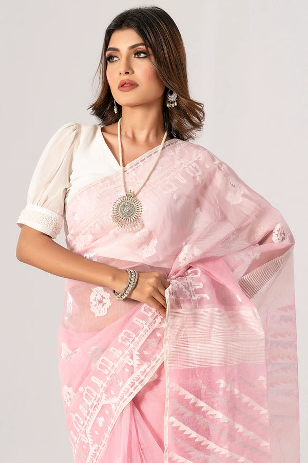 Belwari Jamdani Saree