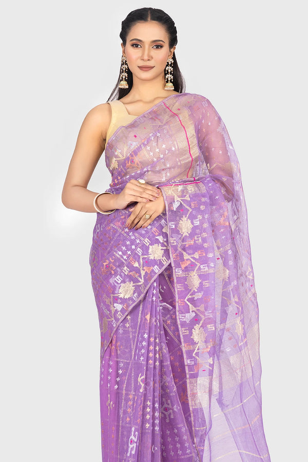 Belwari Jamdani Saree