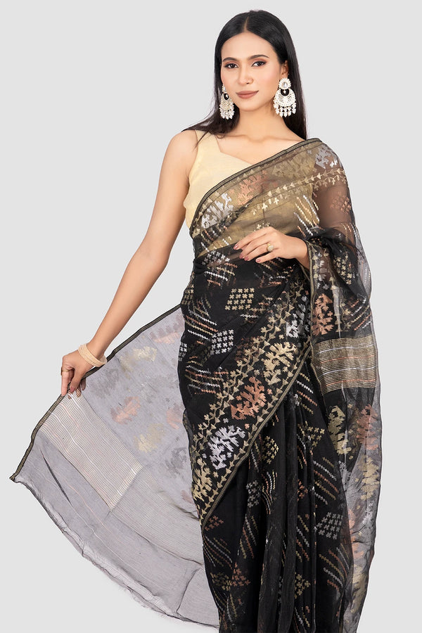 Belwari Jamdani Saree