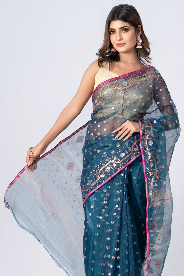 Belwari Jamdani Saree