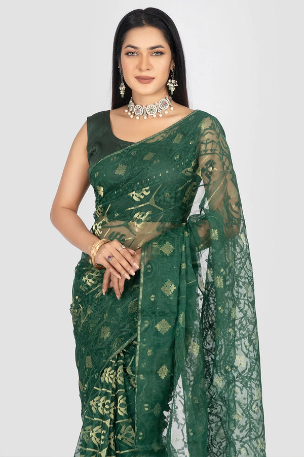 Belwari Jamdani Saree