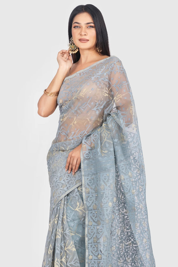 Belwari Jamdani Saree