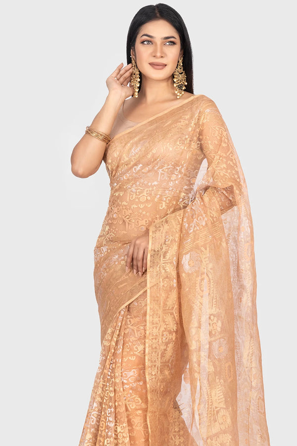 Belwari Jamdani Saree