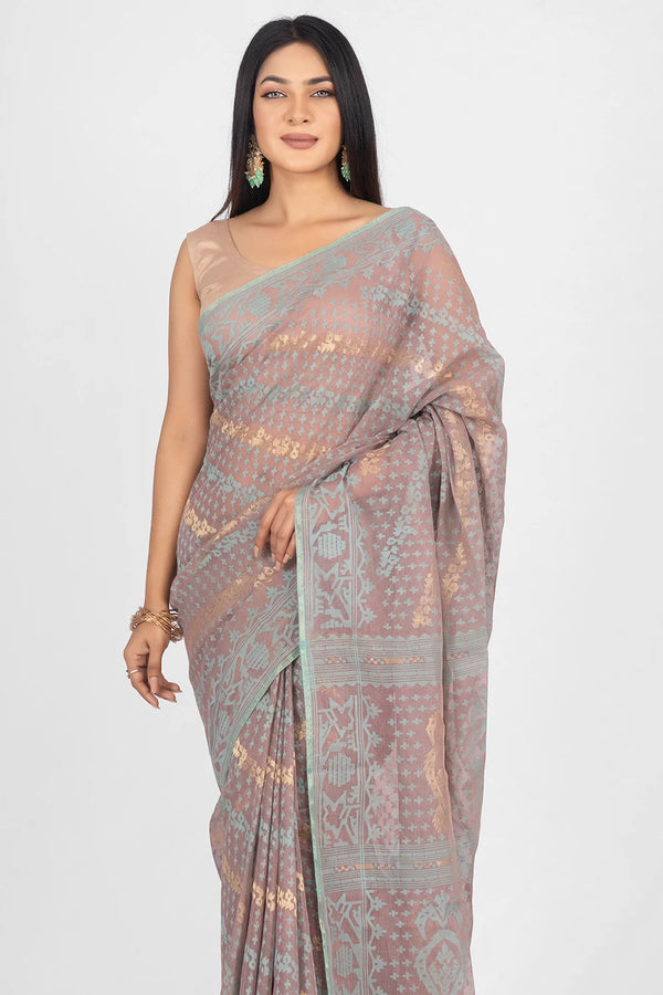 Belwari Jamdani Saree